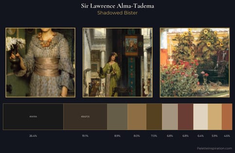 Sir Lawrence Alma-Tadema Palette 13