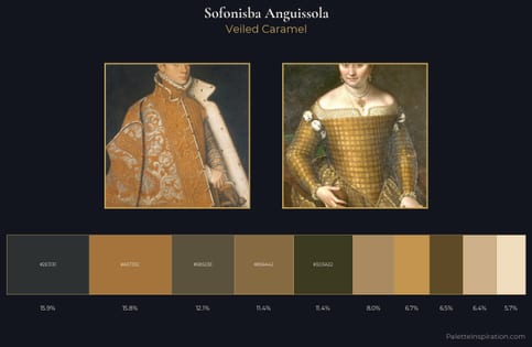Sofonisba Anguissola Palette 2 - Veiled Caramel