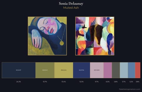 Sonia Delaunay Palette 3