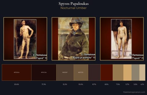 Spyros Papaloukas Palette 5 - Nocturnal Umber