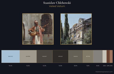 Stanislaw Chlebowski Palette 1 - Veiled Vellum