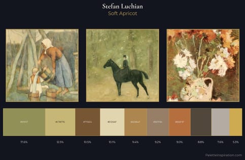 Stefan Luchian Palette 3 - Soft Apricot