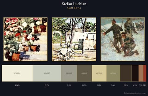 Stefan Luchian Palette 4 - Soft Ecru