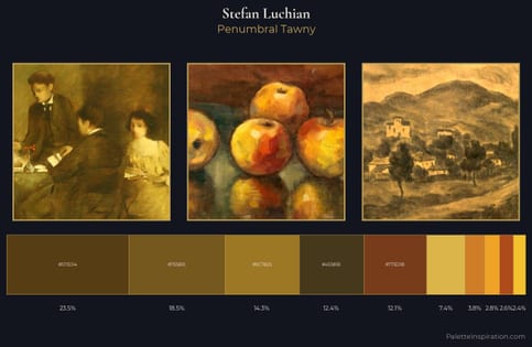Stefan Luchian Palette 7 - Penumbral Tawny