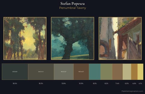 Stefan Popescu Palette 5 - Penumbral Tawny
