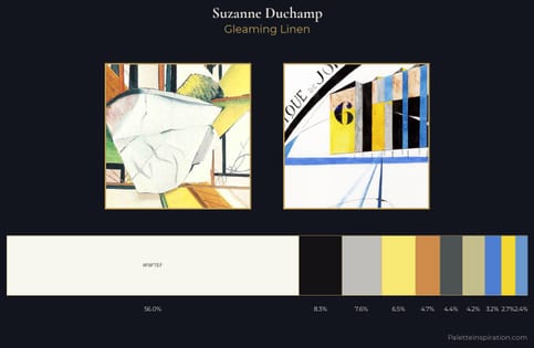 Suzanne Duchamp Palette 1 - Gleaming Linen