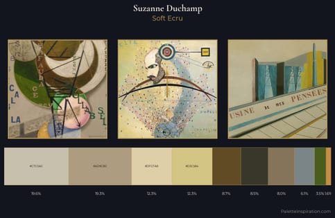 Suzanne Duchamp Palette 3 - Soft Ecru