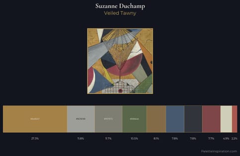 Suzanne Duchamp Palette 4 - Veiled Tawny