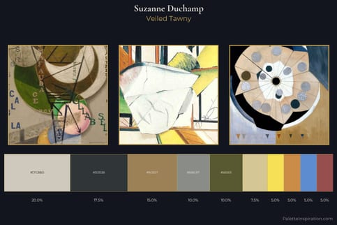 Suzanne Duchamp Master Palette - Veiled Tawny
