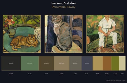 Suzanne Valadon Palette 6 - Penumbral Tawny