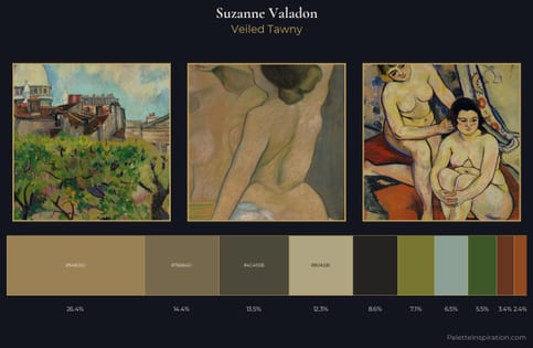 Suzanne Valadon Palette 9 - Veiled Tawny