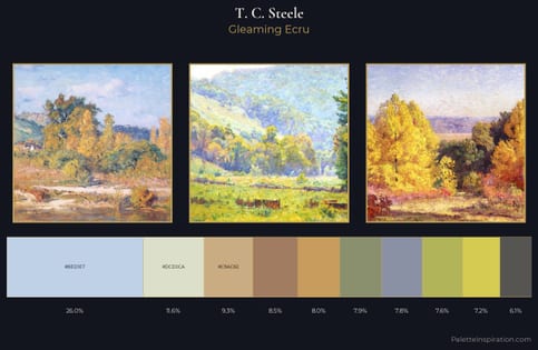 T. C. Steele Palette 1 - Gleaming Ecru