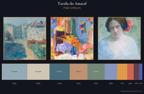 Tarsila do Amaral Palette 1 - Pale Vellum