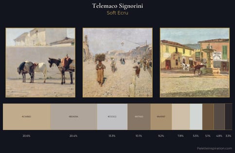 Telemaco Signorini Palette 2 - Soft Ecru