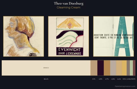 Theo van Doesburg Palette 2 - Gleaming Cream