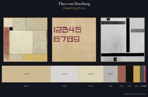 Theo van Doesburg Palette 5 - Gleaming Ecru