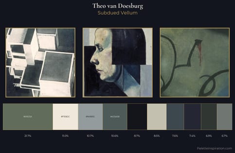 Theo van Doesburg Palette 9