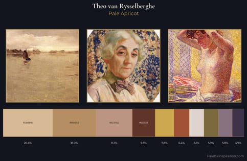 Theo van Rysselberghe Palette 3 - Pale Apricot