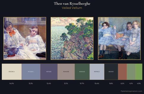 Theo van Rysselberghe Palette 6 - Veiled Vellum