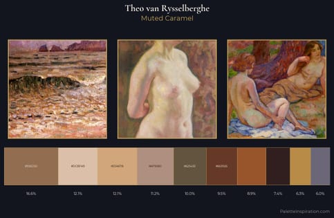 Theo van Rysselberghe Palette 10 - Muted Caramel