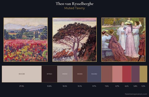 Theo van Rysselberghe Palette 14 - Muted Tawny