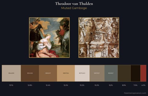Theodoor van Thulden Palette 2 - Muted Gamboge