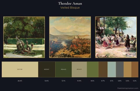 Theodor Aman Palette 4 - Veiled Bisque