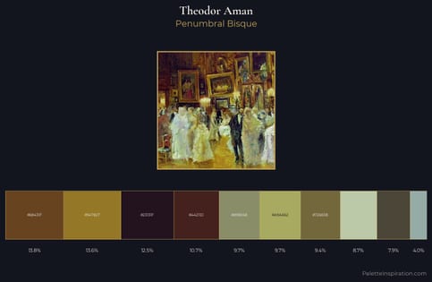 Theodor Aman Palette 5 - Penumbral Bisque