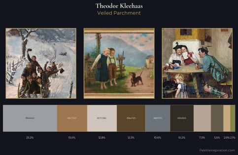 Theodor Kleehaas Palette 1 - Veiled Parchment