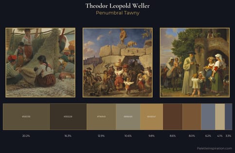 Theodor Leopold Weller Palette 5 - Penumbral Tawny