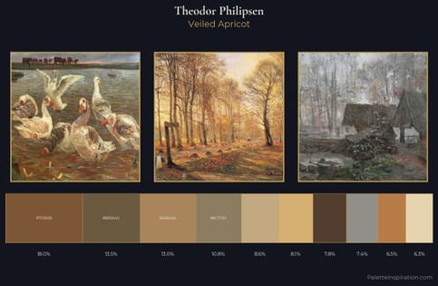 Theodor Philipsen Palette 3 - Veiled Apricot