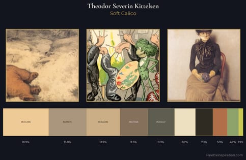 Theodor Severin Kittelsen Palette 7 - Soft Calico