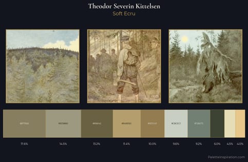 Theodor Severin Kittelsen Palette 8 - Soft Ecru