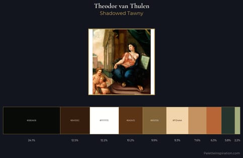 Theodor van Thulen Palette 1 - Shadowed Tawny