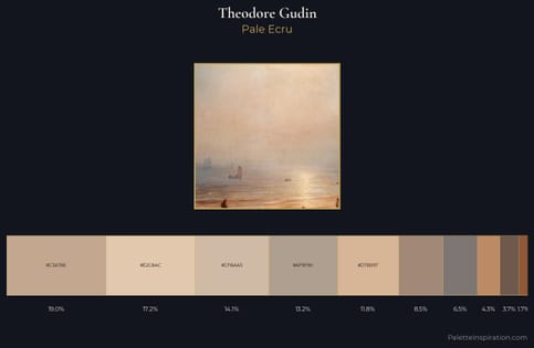 Theodore Gudin Palette 2 - Pale Ecru