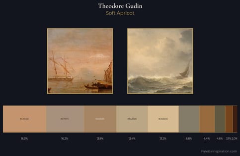 Theodore Gudin Palette 3 - Soft Apricot