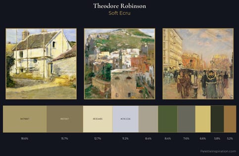 Theodore Robinson Palette 3 - Soft Ecru