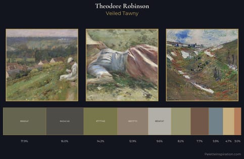 Theodore Robinson Palette 5 - Veiled Tawny