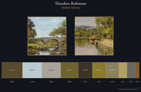 Theodore Robinson Palette 6 - Veiled Tawny