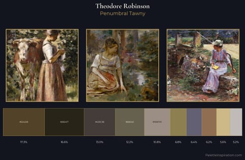 Theodore Robinson Palette 8 - Penumbral Tawny