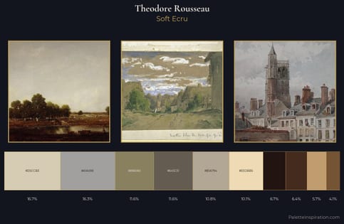 Theodore Rousseau Palette 2