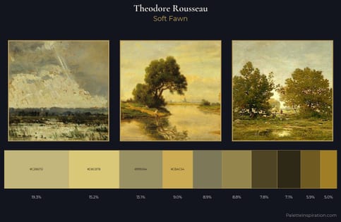 Theodore Rousseau Palette 3