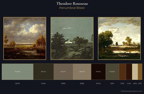 Theodore Rousseau Palette 12