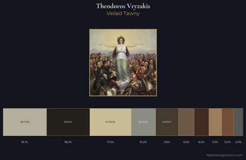 Theodoros Vryzakis Palette 2 - Veiled Tawny