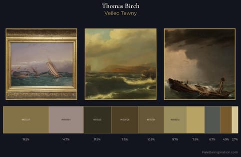 Thomas Birch Palette 4 - Veiled Tawny