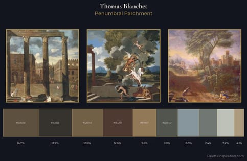 Thomas Blanchet Palette 1 - Penumbral Parchment