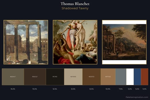Thomas Blanchet Master Palette - Shadowed Tawny