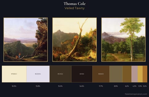 Thomas Cole Palette 4 - Veiled Tawny
