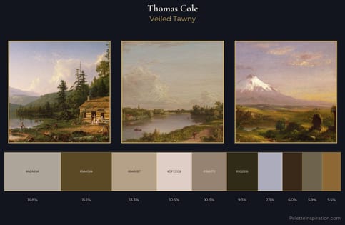 Thomas Cole Palette 5 - Veiled Tawny