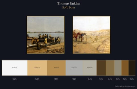 Thomas Eakins Palette 2 - Soft Ecru